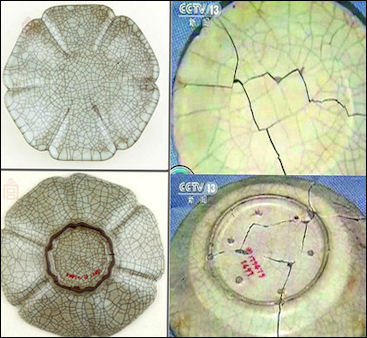 Priceless Ge Type Song Dynasty Dish Broken ge-porcelain-dish