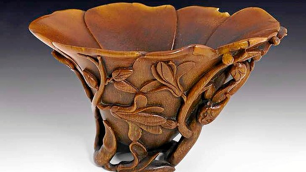 $4 Rhino Horn Libation Cup Sells For $75,000 rhino-horn-cup
