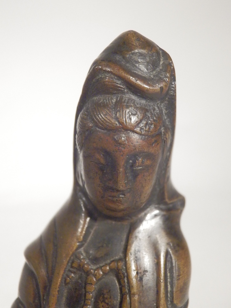 17thc Bronze Figure Of Guanyin 17thc Bronze Figure Of Guanyin