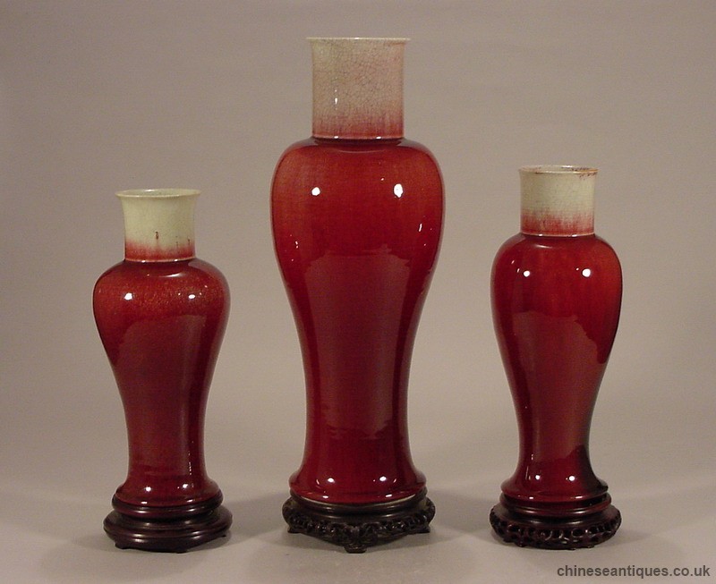 Langyao Glaze (Copper Red) Also Known As Ox-blood - Flambé - Sang de boeuf Langyao_Trio2