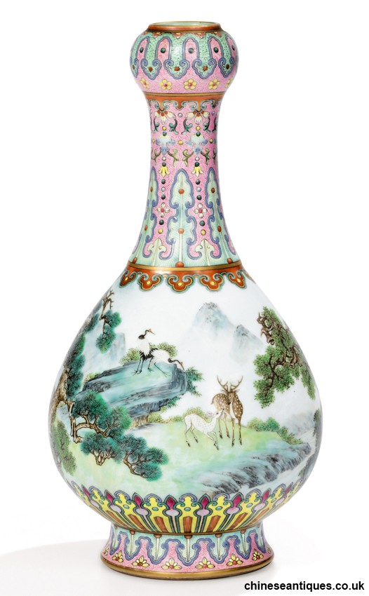 French Attic Vase Fetches €16.2 Million qianlong-vase