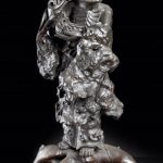 Chinese Root Wood Carving - History And Traditions A Large Lacquered Root Wood Figure Of Damo