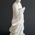 Antique Chinese Blanc De Chine Porcelain Lü Dongbin Antique Chinese Blanc De Chine Porcelain Lü Dongbin