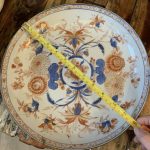 Large Antique Kangxi Lotus And Chrysanthemum Plate Imari Colour- Rare See Photo Large Antique Kangxi Lotus And Chrysanthemum Plate Imari Colour- Rare See Photo