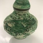 Superb Vintage Oriental Chinese Cinnabar Carved Scent, Perfume or Snuff bottle. Superb Vintage Oriental Chinese Cinnabar Carved Scent, Perfume or Snuff bottle.