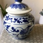 Antique Chinese Blue And White Prunus Ginger Jar - Signed Antique Chinese Blue And White Prunus Ginger Jar - Signed