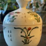 Vintage Qing Or Republic Chinese Export Porcelain Soup Bowl & Lid 5" Vintage Qing Or Republic Chinese Export Porcelain Soup Bowl & Lid 5"