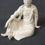 Vintage Chinese Blanc De Chine Guanyin Porcelain Figure