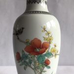 Vintage Chinese Famille Rose Vase Vintage Chinese Famille Rose Vase