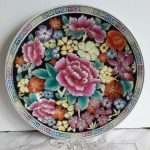 Vintage Chinese Mille Fleur/ Hundred Flower/ Famille Rose Plate Vintage Chinese Mille Fleur/ Hundred Flower/ Famille Rose Plate