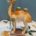 Vintage Chinese pottery camel Sancai Style Tricolor Glazed Ceramic Vintage Chinese pottery camel Sancai Style Tricolor Glazed Ceramic