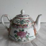 Antique Qing Famille Rose Small China Teapot RARE Antique Qing Famille Rose Small China Teapot RARE