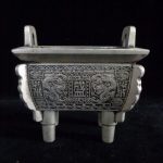 Fine Old Chinese Silver "Ding" Incense Burner Censer Fine Old Chinese Silver "Ding" Incense Burner Censer