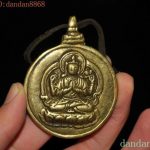 Tibetan Buddhism bronze Gilt 4 Arms Kwan-Yin GuanYin Tara statue amulet Pendant Tibetan Buddhism bronze Gilt 4 Arms Kwan-Yin GuanYin Tara statue amulet Pendant