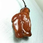 CHINESE QING QIANLONG ANTIQUE BALTIC BUTTERSCOTCH AMBER PENDANT TOGGLE FIGURE CHINESE QING QIANLONG ANTIQUE BALTIC BUTTERSCOTCH AMBER PENDANT TOGGLE FIGURE