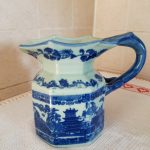 CHINESE Pottery GLAZED BLUE & White ORIENTAL JUG Da Qing Qianlong CHINESE Pottery GLAZED BLUE & White ORIENTAL JUG Da Qing Qianlong