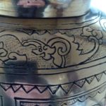 Beautiful quality, chinese antique qing dynasty brass bronze jar Beautiful quality, chinese antique qing dynasty brass bronze jar