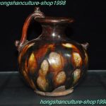 6"old Ancient Chinese dynasty Tang Sancai porcelain flagon Tea makers Tea Pot 6"old Ancient Chinese dynasty Tang Sancai porcelain flagon Tea makers Tea Pot
