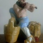 Chinese glazed figure artisan man Qing Dynasty Chinese glazed figure artisan man Qing Dynasty