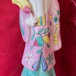 Beautiful qianlong period Chinese porcelain famille rose figure immortal Beautiful qianlong period Chinese porcelain famille rose figure immortal