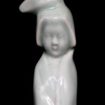 Vintage Chinese Longquan Celadon Porcelain Statue Of A Tang Dynasty Lady Statue Vintage Chinese Longquan Celadon Porcelain Statue Of A Tang Dynasty Lady Statue