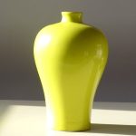 Antique Exquisite Chinese Lemon Yellow glaze Vase Yongzheng Mark Antique Exquisite Chinese Lemon Yellow glaze Vase Yongzheng Mark