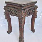 ANTIQUE CHINESE HUANGHUALI ROSEWOOD HARDWOOD HEAVY STAND 8"X8" -SQUARE 12" TALL. ANTIQUE CHINESE HUANGHUALI ROSEWOOD HARDWOOD HEAVY STAND 8"X8" -SQUARE 12" TALL.