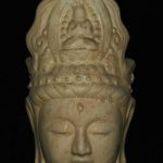 13" Old Chinese Dynasty Tang Sancai Porcelain GuanYin Goddess Buddha Head Statue 13" Old Chinese Dynasty Tang Sancai Porcelain GuanYin Goddess Buddha Head Statue