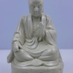 Chinese Blanc de Chine Dehua Porcelain Buddha Signed & Stamped 16cm Chinese Blanc de Chine Dehua Porcelain Buddha Signed & Stamped 16cm