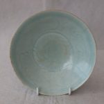 A carved Chinese Qingbai dish Song dynasty A carved Chinese Qingbai dish Song dynasty