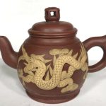 Super Yixing Small Teapot Raised Dragon Decoration Makers Marks Base Super Yixing Small Teapot Raised Dragon Decoration Makers Marks Base