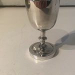 Chinese export silver egg cup Chinese export silver egg cup