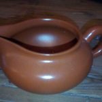 Vintage Chinese Yixing Zisha Pottery Jug - Excellent-Round Base Stamp Vintage Chinese Yixing Zisha Pottery Jug - Excellent-Round Base Stamp