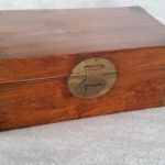 Antique Chinese Huanghuali Wood Storage jewellery Box Chest with tray, STUNNING.