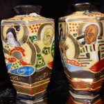 Antique japanese hand painted famille rose vase antique japanese porcelain Antique japanese hand painted famille rose vase antique japanese porcelain