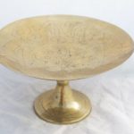 Antique Brass Chinese Dragon Bowl Pedestal Dragon Bowl CHINA Stamp 19cm Diameter Antique Brass Chinese Dragon Bowl Pedestal Dragon Bowl CHINA Stamp 19cm Diameter