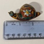 Lovely Cloisonne snail used browns, enamel brass good condition Lovely Cloisonne snail used browns, enamel brass good condition