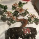 Vintage Chinese Jade Bonsai Glass Handmade Tree Vintage Chinese Jade Bonsai Glass Handmade Tree