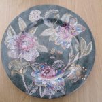 "TOYO" Manor Park Hand Painted Porcelain Decorative Plate 8" "TOYO" Manor Park Hand Painted Porcelain Decorative Plate 8"