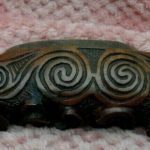 Beautiful vintage Chinese oriental box, carved  box rare example