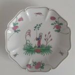 Chinese Hong Kong Hand Painted Wall Decorative Plate Dish Chinese Hong Kong Hand Painted Wall Decorative Plate Dish