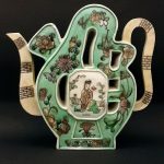 Fine 17th/18th Century Chinese Famille Verte Porcelain Teapot/Ewer Kangxi Fine 17th/18th Century Chinese Famille Verte Porcelain Teapot/Ewer Kangxi