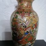 Vintage Oriental 8" Satsuma Vase. Very good condition. Base has markings. Vintage Oriental 8" Satsuma Vase. Very good condition. Base has markings.