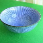 CHINESE BLUE & WHITE RICE BOWL MARKED bd CHINESE BLUE & WHITE RICE BOWL MARKED bd