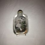 ORIENTAL MINIATURE PERFUME SCENT BOTTLE / SNUFF BOTTLE HAND PAINTED INSIDE GLASS ORIENTAL MINIATURE PERFUME SCENT BOTTLE / SNUFF BOTTLE HAND PAINTED INSIDE GLASS