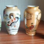 4 X BEAUTIFUL ANTIQUE/VINTAGE CHINESE ORNAMENTAL CHINA PORCELAIN/POTTERY VASES 4 X BEAUTIFUL ANTIQUE/VINTAGE CHINESE ORNAMENTAL CHINA PORCELAIN/POTTERY VASES