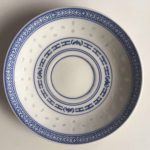 Chinese Rice Grain Porcelain Small Plate Saucer NEW Chinese Rice Grain Porcelain Small Plate Saucer NEW