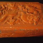 Antique Chinese Scholars Box~ Enamelled Metal~Late 19thC Oriental Antique Chinese Scholars Box~ Enamelled Metal~Late 19thC Oriental