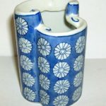 CHINESE CHOPSTICK HOLDER ( BLUE and WHITE DESIGN )100mm in height Approx CHINESE CHOPSTICK HOLDER ( BLUE and WHITE DESIGN )100mm in height Approx
