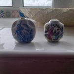Antique Chinese Porcelain Snuff Bottles 19th century famille/famille rose signed Antique Chinese Porcelain Snuff Bottles 19th century famille/famille rose signed